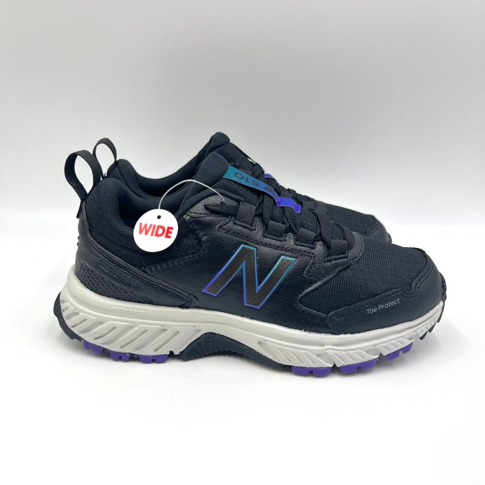 6D 6W 6 WIDE‎ New Balance Womens 510 V5 Black Trail Running Sneakers Shoes